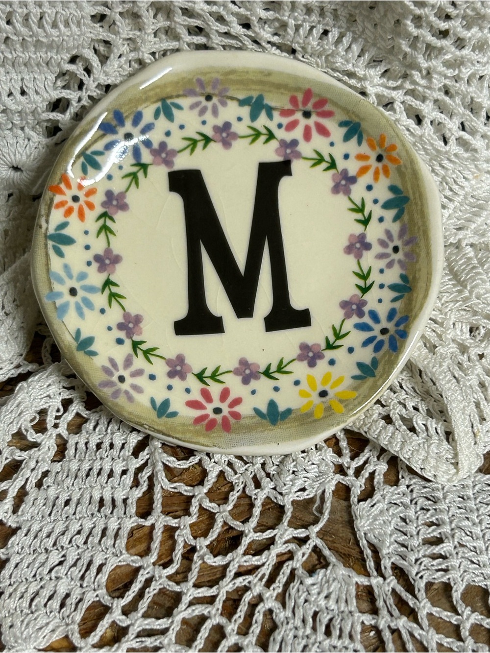 NATURAL LIFE Cream Ceramic Dish with Branded Sticker